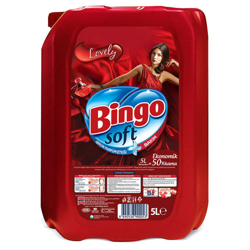 Bingo Soft Lovely Yumuşatıcı 5 Lt nin resmi