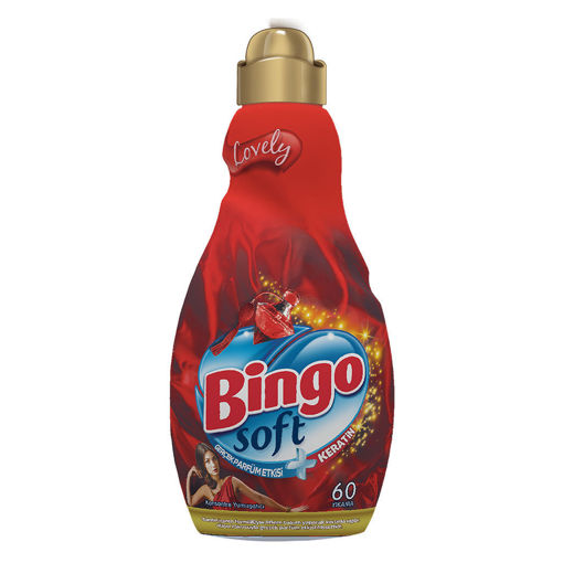 Bingo Soft Lovely Konsantre Çamaşır Yumuşatıcısı 1440 Ml nin resmi