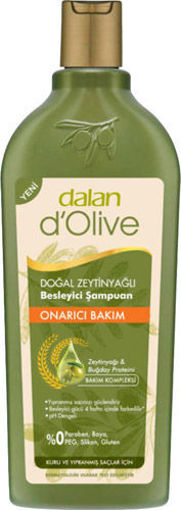 Dalan d'Olive Yumuşak ve Parlak Saçlar için Doğal Zeytinyağlı Besleyici Şampuan 400 Ml nin resmi