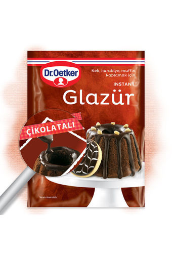 Dr. Oetker Glazür Çikolatalı 85 Gr nin resmi