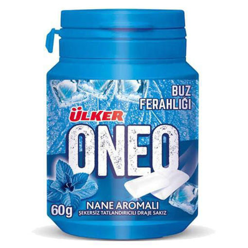 Oneo Nane Aromalı Draje Sakız Şişe 60 Gr nin resmi