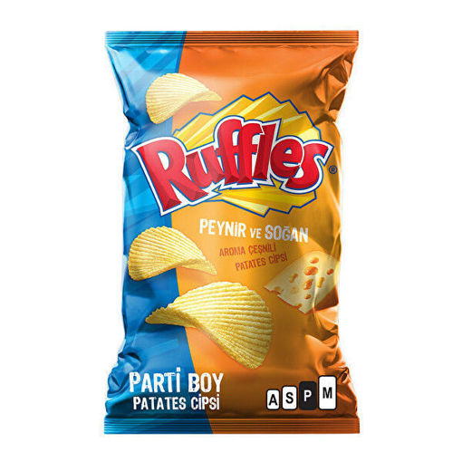 Ruflles Peynir ve Soğan Aroma Çeşni Patates Cipsi 160 Gr nin resmi