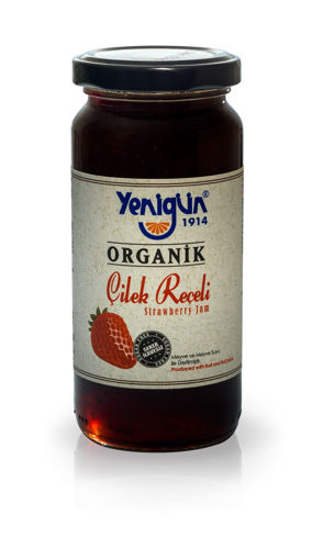 Yenigün Organik Çilek Reçeli 290 Gr nin resmi