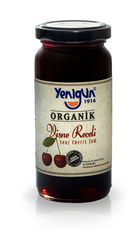 Yenigün Organik Vişne Reçeli 290 Gr nin resmi