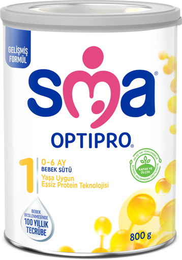 Sma Optipro 1 0-6 Ay Bebek Sütü 800 Gr nin resmi