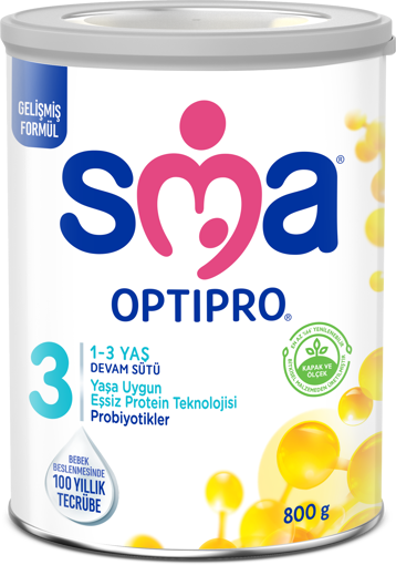 Sma Optipro 3 1-3 Yaş Devam Sütü 800 Gr nin resmi