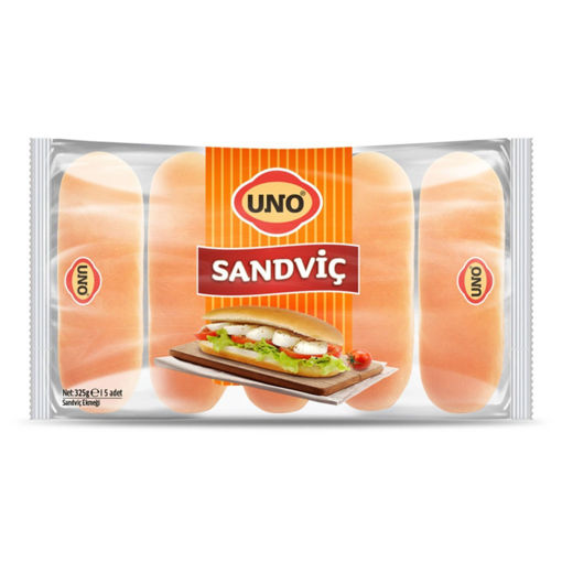 Uno Yatay Sandviç Ekmeği 5'Lİ 325 GR nin resmi