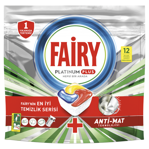 Fairy Platinum Plus Tablet 12'li nin resmi