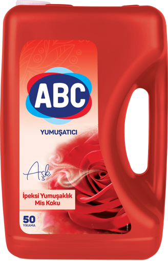 ABC İpeksi Yumuşaklık Aşk Çamaşır Yumuşatıcısı 5 Lt nin resmi