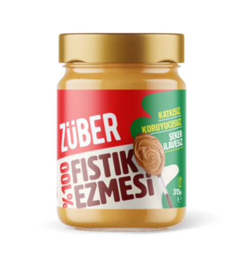 Züber %100 Fıstık Ezmesi 315 Gr nin resmi