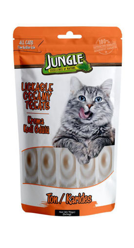 Jungle Krema Kedi Ödül Maması Ton-Karides 5x14 Gr nin resmi