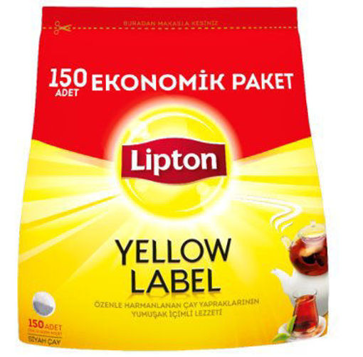 Lipton Yellow Label Demlik Poşet Çay 150'li nin resmi