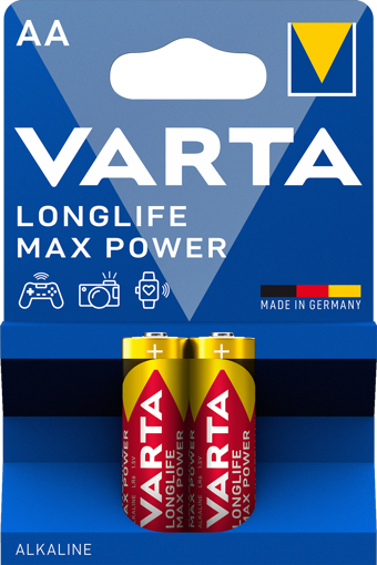 Varta Longlife Power 2'li AA Kalem Pil nin resmi