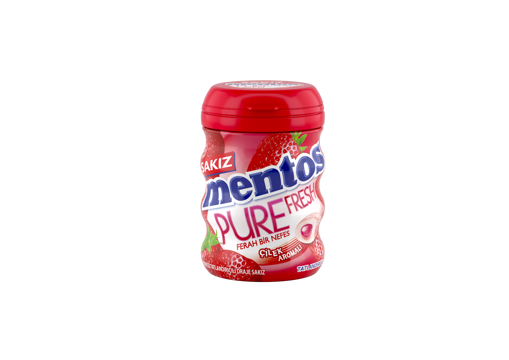 Mentos Pure Fresh Çilek Aromalı Sakız 30 Gr nin resmi