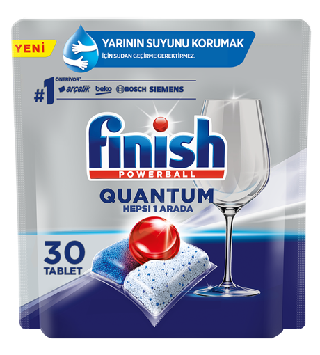 Fınısh Quantum Aktive Blue Max Bulaşık Makinesi Tableti 30 Adet nin resmi