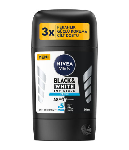 Nivea Men Black&White Fresh Roll-On Deodorant nin resmi