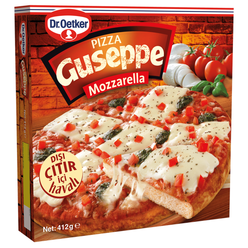 Dr.Oetker Guseppe Mozzarella Pizza 412 Gr nin resmi