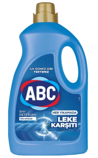 ABC Leke Karşıtı Sıvı Çamaşır Deterjanı 2700 Ml nin resmi