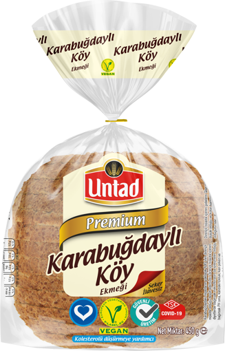Untad Premium Kara Buğday Köy Ekmeği 480 gr nin resmi