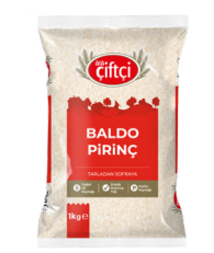 Ala Çiftçi Baldo Pirinç 1 kg nin resmi