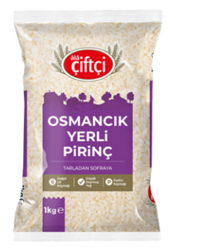Ala Çiftçi Osmancık Pirinç 1 kg nin resmi