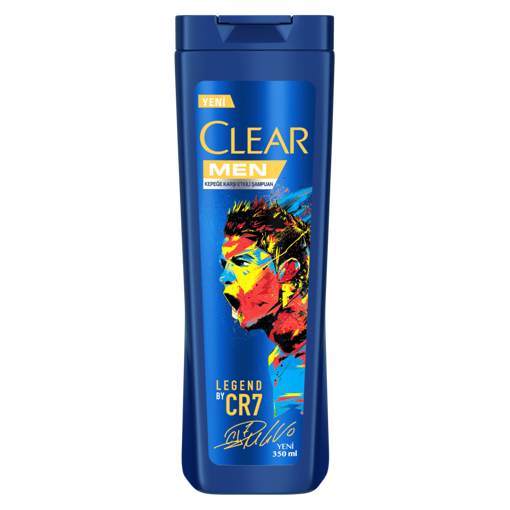 Clear Men Legend By Cr7 Kepeğe Karşı Etkili Şampuan 350ml nin resmi