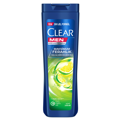 Clear Men Yağlı Saç Derisine Özel Şampuan 350 ml nin resmi