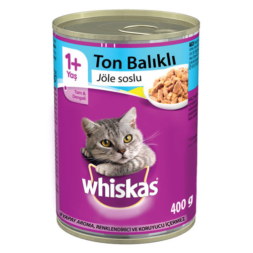 Whiskas Ton Balıklı Konserve Kedi Maması 400 Gr nin resmi