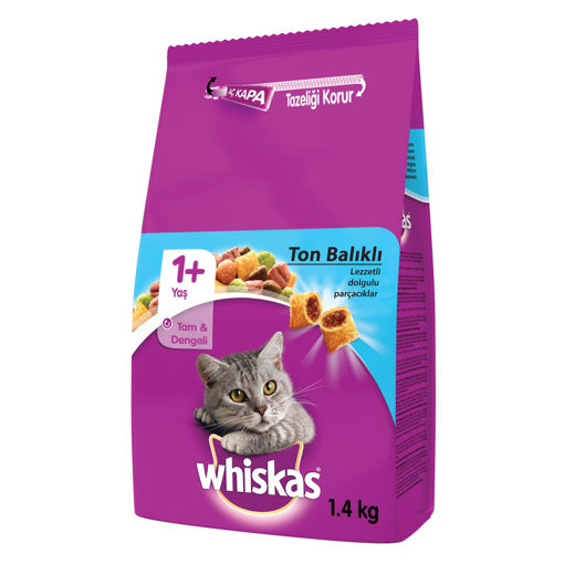 Whiskas Ton Balıklı&Sebzeli Kedi Maması 1400 Gr nin resmi