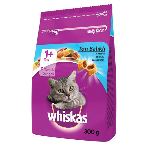 Whiskas Ton Balıklı&Sebzeli Kuru Kedi Maması 300 Gr nin resmi