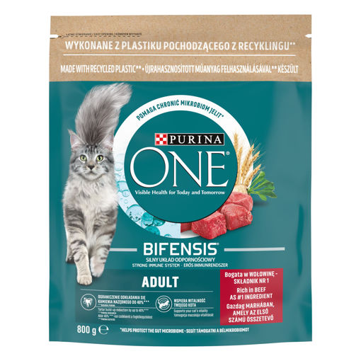 One Sığır Etli Yetişkin Kedi Maması 800 Gr nin resmi