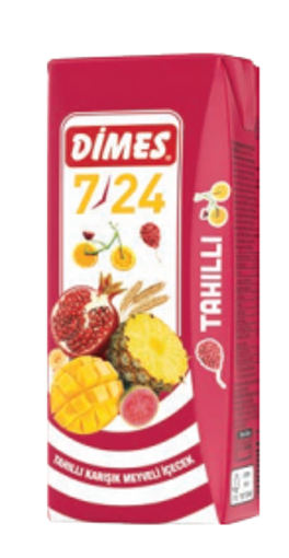 Dimes 7/24 Tahıllı Meyve Suyu 0.2L nin resmi