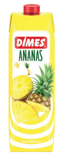Dimes Ananas Aromalı İçecek Meyve Suyu 1L nin resmi