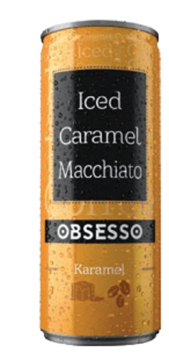 Obsesso Caramel Macchiato Soğuk Kahve 0.25L nin resmi