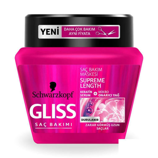 Gliss Saç Bakım Maskesi Supreme Length 300 ml nin resmi