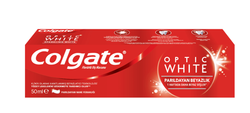 Colgate Optic Whıte Parıldayan Beyazlık Diş Macunu 50 ml nin resmi