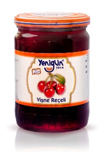 Yenigün Vişne Reçeli 380 gr nin resmi