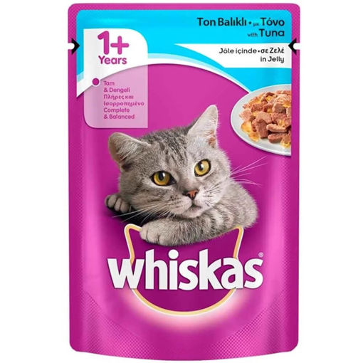 Whiskas Pouch Ton Balıklı Kedi Maması 85 Gr nin resmi