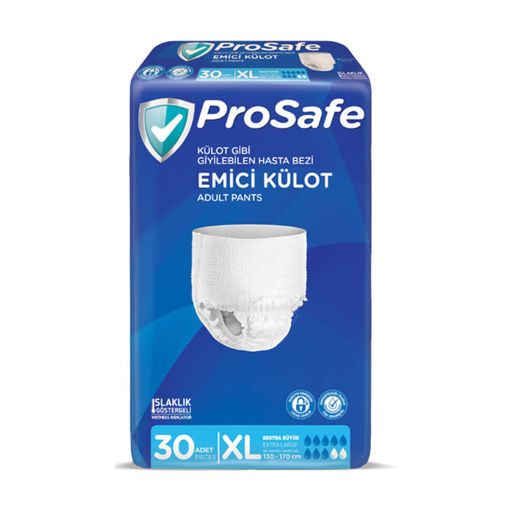 ProSafe Giyilebilen Külot Yetişkin Hasta Bezi XL Beden 30 Adet nin resmi