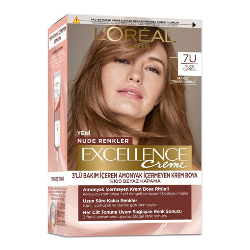 L'Oréal Paris Excellence Creme Nude Renkler 7 Saç Boyası nin resmi