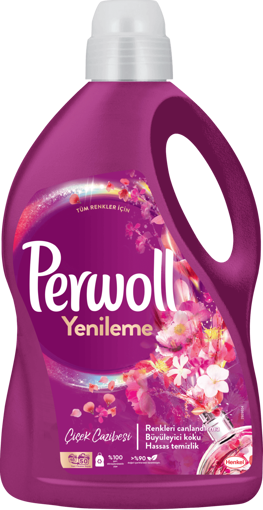 Perwoll Çiçek Cazibesi Tüm Renkler İçin Sıvı Çamaşır Deterjanı 2,75 lt nin resmi
