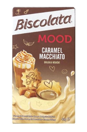 Biscolata Mood Karamel Macchıato 40 Gr nin resmi