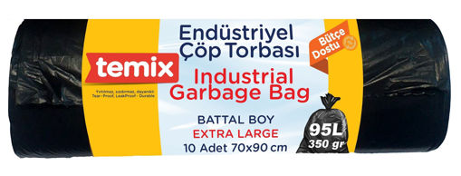 Temix Çöp Torbası Battal Boy 10 Adet nin resmi