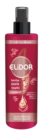 Elidor Brezilya Keratin Terapisi Sıvı Saç Bakım Sütü 200 ml nin resmi