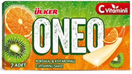 Ülker Oneo C Vitaminli Portakal&Kivi Aromalı Sakız nin resmi