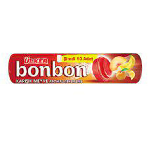 Ülker Karışık Meyve Aromalı Bonbon Şeker 36 Gr nin resmi