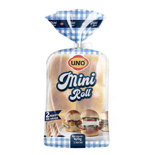 Uno Mini Roll Ekmek 12 Adet nin resmi