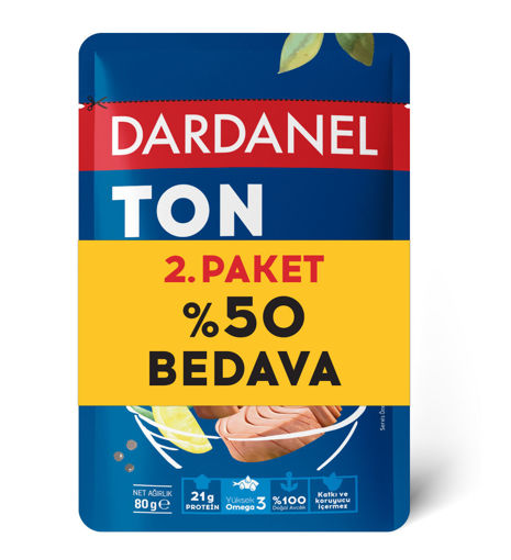 Dardanel Ton Ayçiçek Yağlı Poşet Poşet 2*80 Gr nin resmi