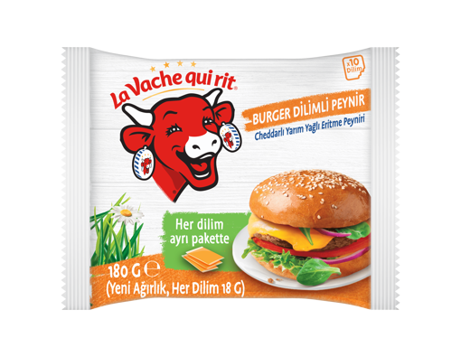 La Vache Qui Rit Dilimli Cheddar Peynir 180 Gr nin resmi