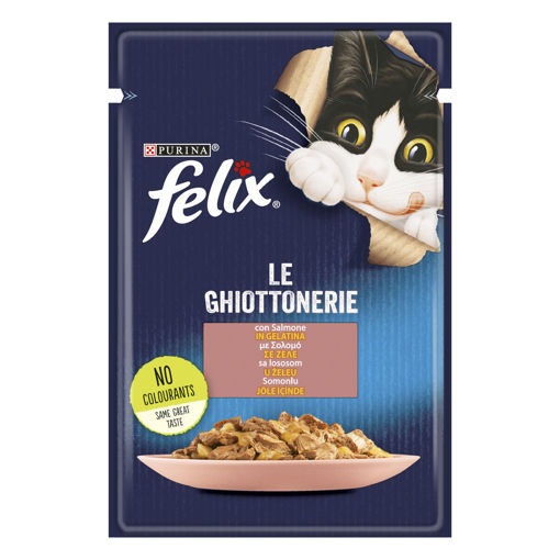 Felix Yaş Kedi Maması Somonlu 85 Gr nin resmi